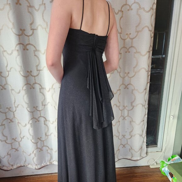 Stunning Black Dress for Prom/Bridesmaid from Betsy & Adam by Linda Bernell - Picture 1 of 4